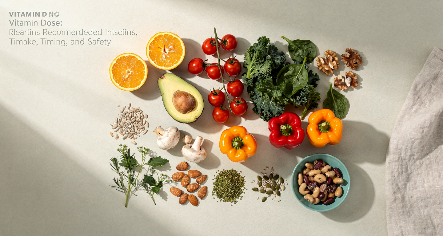 D-vitamindos: Rekommenderat intag, tidpunkt och säkerhet