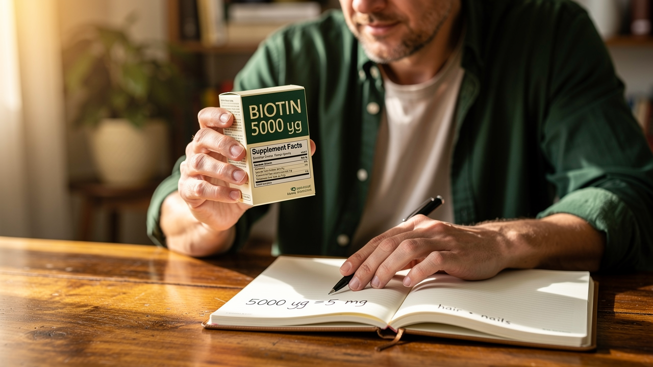 Does biotin 5000 µg help hair, skin and nails?